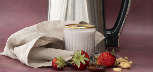 Aardbeien Cashewmelk