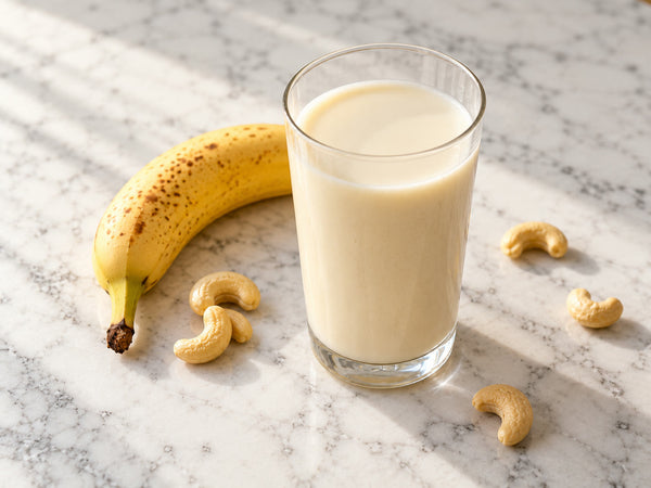 Bananen-cashewmelk