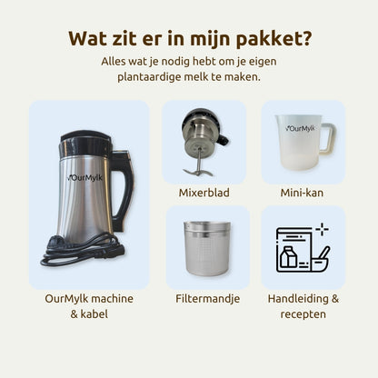 OurMylk - Eigen plantaardige melk in minuten