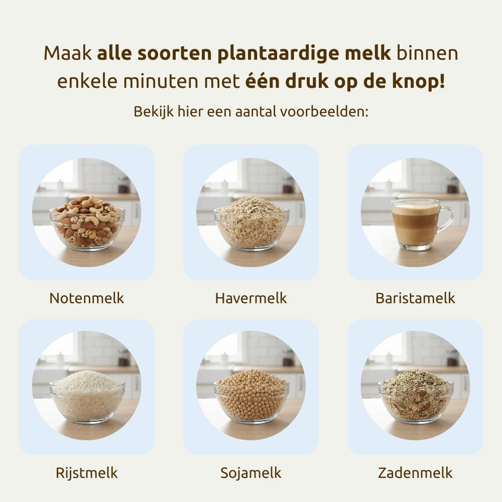 OurMylk - Eigen plantaardige melk in minuten