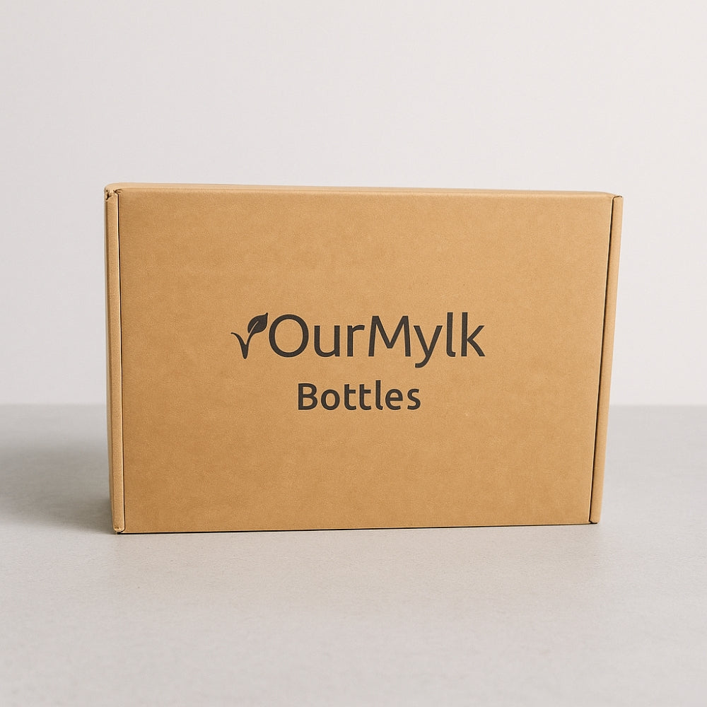 OurMylk - 2 Glazen flessen