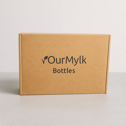 OurMylk - 2 Glazen flessen