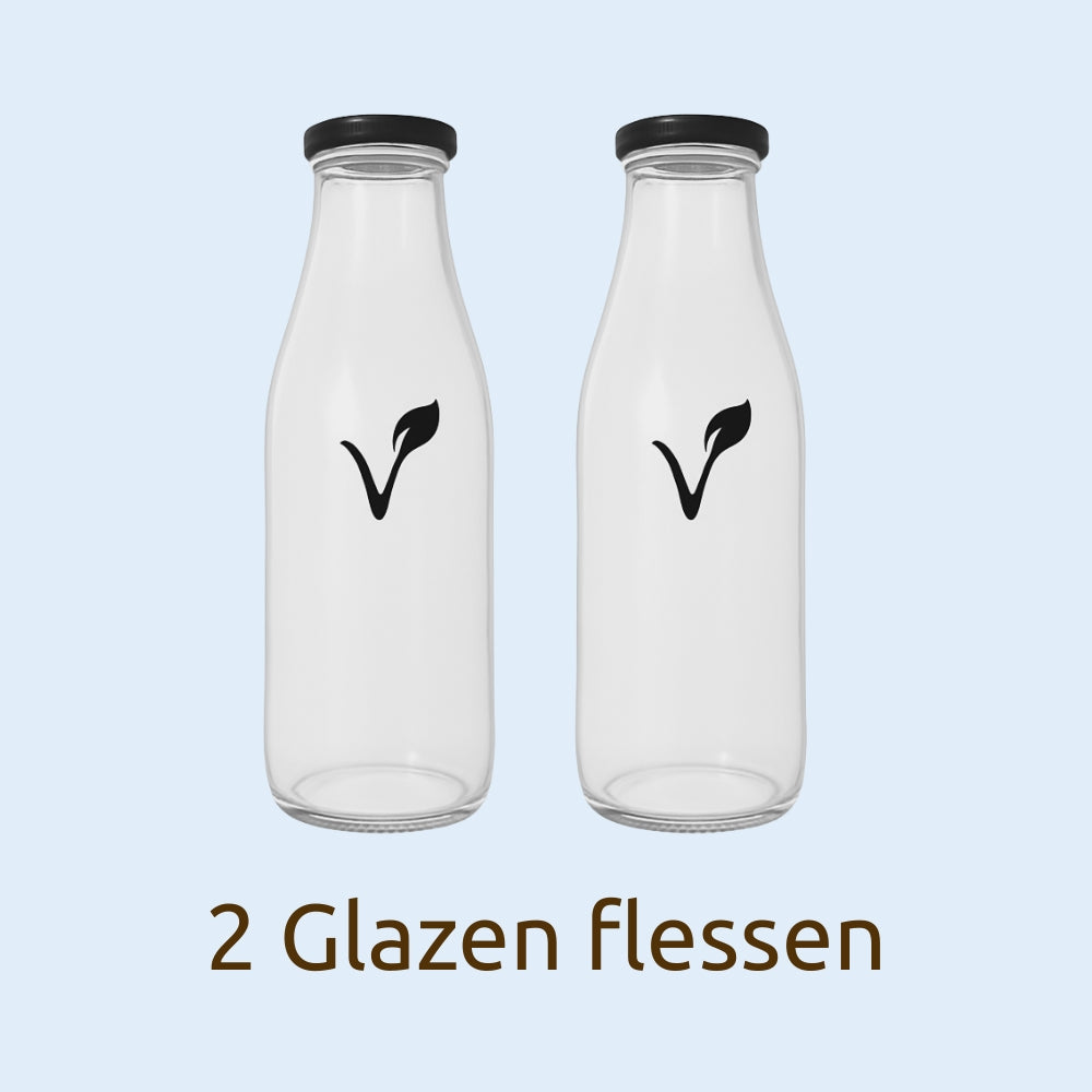 OurMylk - 2 Glazen flessen