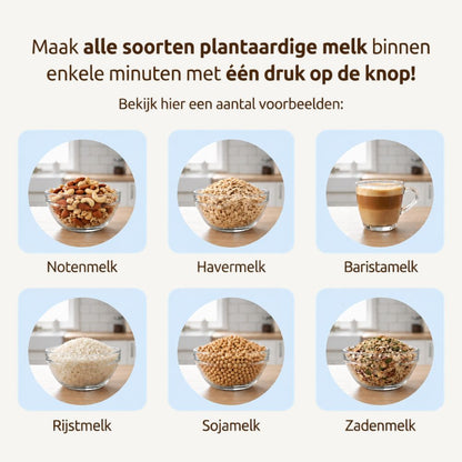 OurMylk - Eigen plantaardige melk in minuten