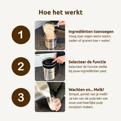 OurMylk - Eigen plantaardige melk in minuten